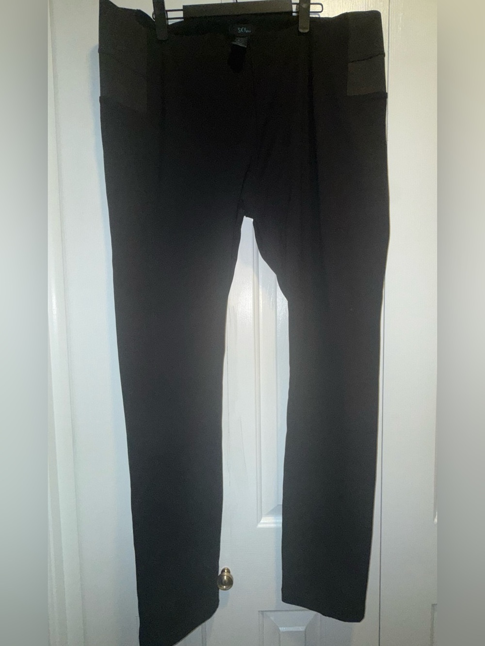 Women’s Black Straight-Leg Ponte Pants